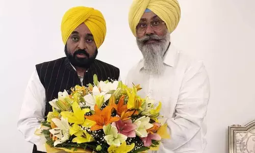 तरनतारन के नए चुने गए MLA हरमीत संधू ने शपथ ग्रहण से पहले CM मान से मुलाकात की