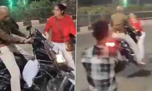 Patna में पुलिस की कार्रवाई: गर्भवती महिला को स्कूटर से टक्कर और घसीटा