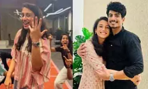 Smriti Mandhana ने सगाई का वीडियो शेयर कर इंटरनेट पर सेलिब्रेशन मोड चालू किया Smriti Mandhana ने सगाई का वीडियो शेयर कर इंटरनेट पर सेलिब्रेशन मोड चालू किया
