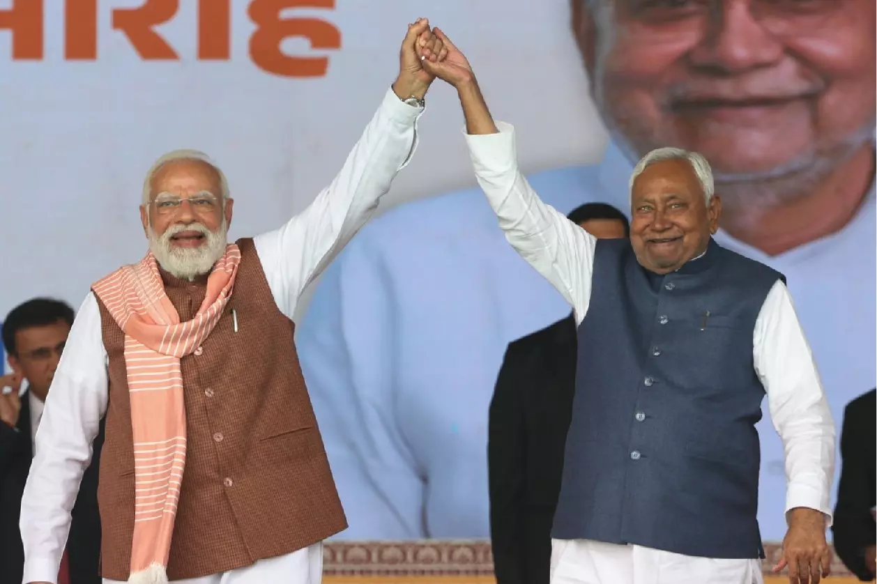 PM Modi ने कहा—नीतीश कुमार को नए कार्यकाल में सफलता की शुभकामनाएँ PM Modi ने कहा—नीतीश कुमार को नए कार्यकाल में सफलता की शुभकामनाएँ