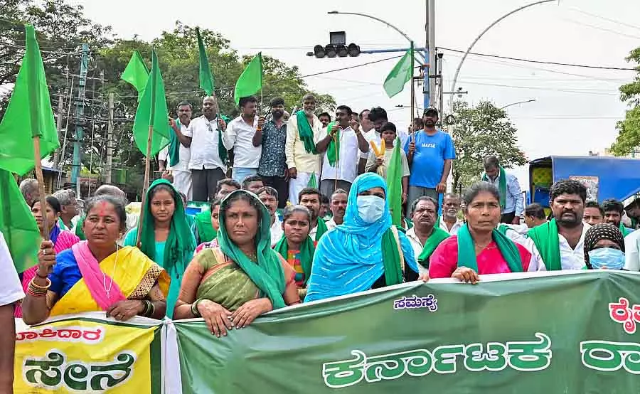 किसानों ने सड़क जाम कर किया प्रदर्शन, समर्थन मूल्य योजना के तहत मक्का खरीदने की मांग किसानों ने सड़क जाम कर किया प्रदर्शन, समर्थन मूल्य योजना के तहत मक्का खरीदने की मांग