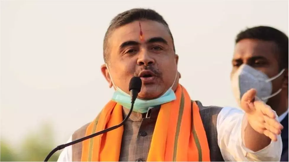 Kolkata: नीतीश कुमार के शपथ ग्रहण पर शुभेंदु अधिकारी ने दी शुभकामनाएं Kolkata: नीतीश कुमार के शपथ ग्रहण पर शुभेंदु अधिकारी ने दी शुभकामनाएं