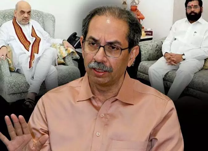 Uddhav Thackeray ने अमित शाह के दिल्ली दौरे को लेकर शिंदे की आलोचना की Uddhav Thackeray ने अमित शाह के दिल्ली दौरे को लेकर शिंदे की आलोचना की