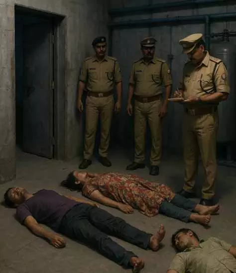 इंडस्ट्रियल एरिया के बंद कमरे में मिले चार शव, जांच में जुटी पुलिस इंडस्ट्रियल एरिया के बंद कमरे में मिले चार शव, जांच में जुटी पुलिस