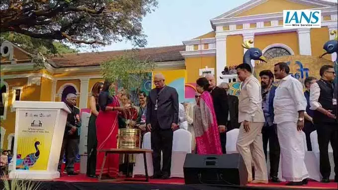 Goa में 56वें इंटरनेशनल फिल्म फेस्टिवल ऑफ इंडिया का भव्य उद्घाटन Goa में 56वें इंटरनेशनल फिल्म फेस्टिवल ऑफ इंडिया का भव्य उद्घाटन