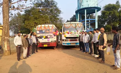 भरतपुर में नई ग्रामीण बस सेवा शुरू भरतपुर में नई ग्रामीण बस सेवा शुरू