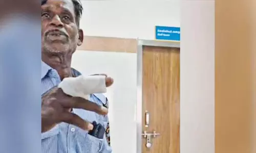 Tambaram में झगड़े के दौरान अटेंडेंट ने हॉस्पिटल गार्ड की उंगली काट ली Tambaram में झगड़े के दौरान अटेंडेंट ने हॉस्पिटल गार्ड की उंगली काट ली