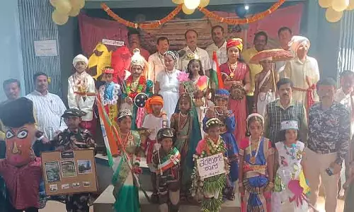 Nandagudi : टैलेंट शो के लिए टैलेंट फाउंटेन स्टेज Nandagudi : टैलेंट शो के लिए टैलेंट फाउंटेन स्टेज