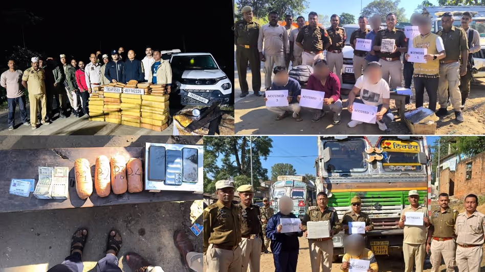 Assam पुलिस ने तीन ऑपरेशन में 3.5 करोड़ रुपये की ड्रग्स ज़ब्त की Assam पुलिस ने तीन ऑपरेशन में 3.5 करोड़ रुपये की ड्रग्स ज़ब्त की