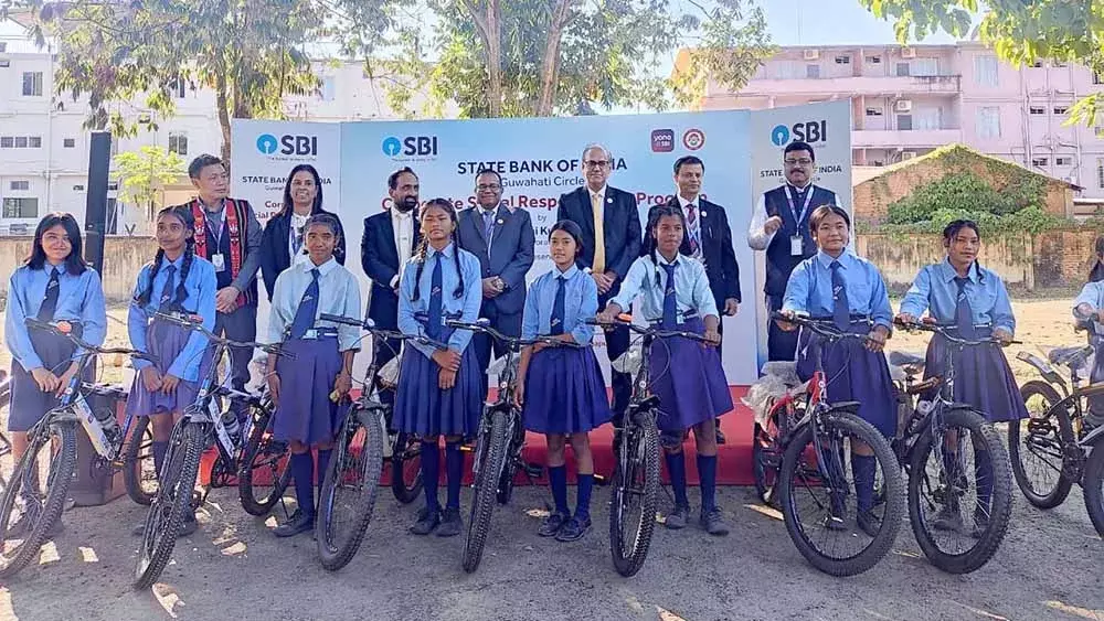 Nagaland SBI गुवाहाटी सर्कल ने निआथु रिसॉर्ट में CSR एक्टिविटीज़ कीं