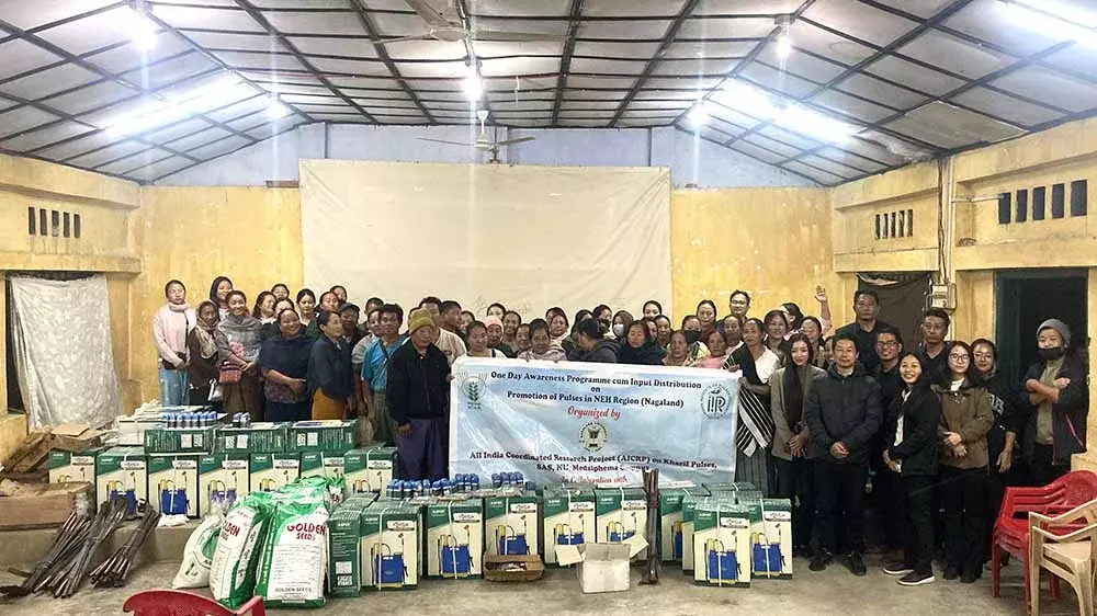 पेडुचा गांव में Nagaland जागरूकता और इनपुट वितरण कार्यक्रम
