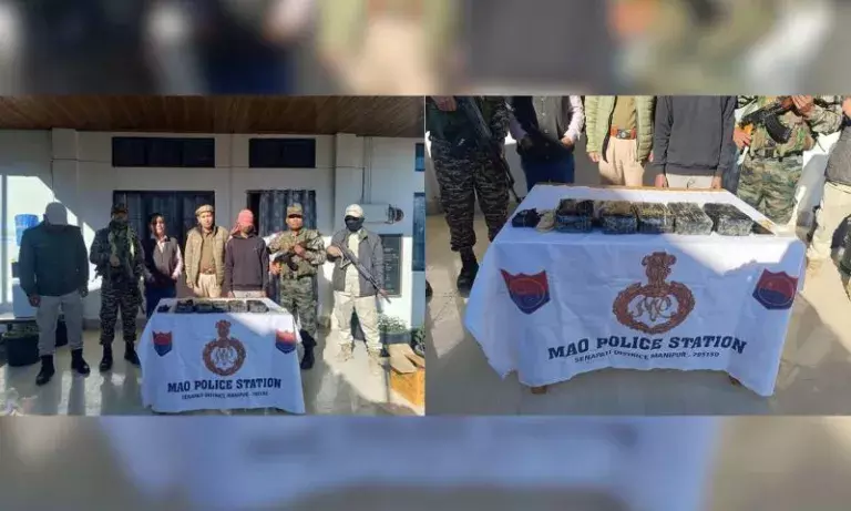 Manipur: असम का ड्रग तस्कर गिरफ्तार, 10 करोड़ रुपये कीमत का मेथामफेटामाइन जब्त Manipur: असम का ड्रग तस्कर गिरफ्तार, 10 करोड़ रुपये कीमत का मेथामफेटामाइन जब्त