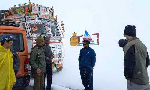 Manali-Leh राजमार्ग ज़िंगज़िंगबार से आगे यातायात के लिए बंद
