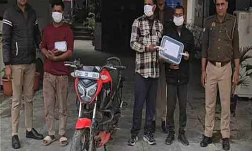 फ्लैटों में चोरी करने वाला गैंग बेनकाब, तीन आरोपी गिरफ्तार