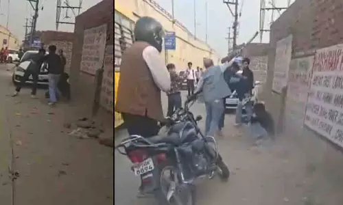 Ghaziabad में लड़की के परिवार ने प्रेमी को पकड़कर बेरहमी से डंडे से पीटा