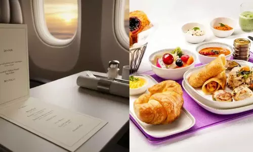 Air India में नए मेन्यू का लॉन्च — इन‑फ्लाइट खाने का अनुभव हुआ खास