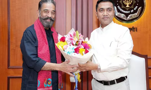 IFFI 2025: कमल हासन ने गोवा के मुख्यमंत्री प्रमोद सावंत से की मुलाकात