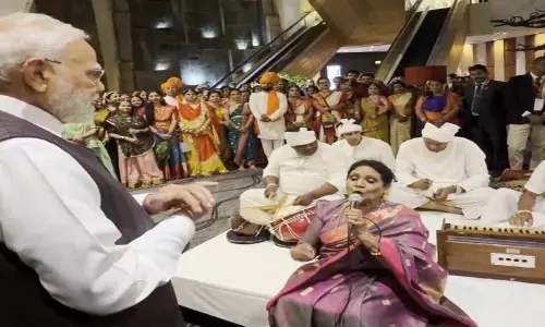 जोहान्सबर्ग में ‘गंगा मैया’ की प्रस्तुति से भावुक हुए पीएम मोदी