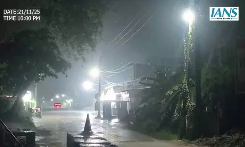 कन्नियाकुमारी में भारी बारिश, जनजीवन प्रभावित कन्नियाकुमारी में भारी बारिश, जनजीवन प्रभावित