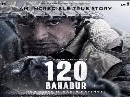 पर्दे पर रिलीज हुई 120 बहादुर, फराह खान ने दी एक्टर समेत पूरी टीम को शुभकामनाएं पर्दे पर रिलीज हुई 120 बहादुर, फराह खान ने दी एक्टर समेत पूरी टीम को शुभकामनाएं