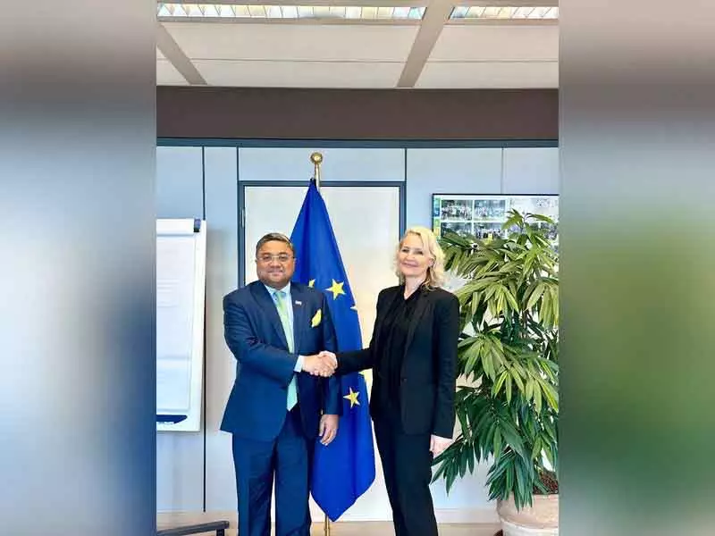 India, EU ने क्लीन एनर्जी, क्लाइमेट पार्टनरशिप पर सहयोग की समीक्षा की India, EU ने क्लीन एनर्जी, क्लाइमेट पार्टनरशिप पर सहयोग की समीक्षा की