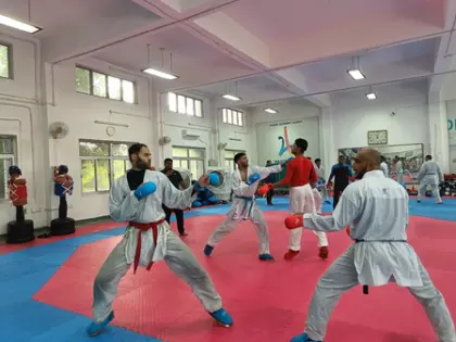SAI ने 2026 एशियन गेम्स की तैयारी में कराटे कैंप शुरू किया SAI ने 2026 एशियन गेम्स की तैयारी में कराटे कैंप शुरू किया