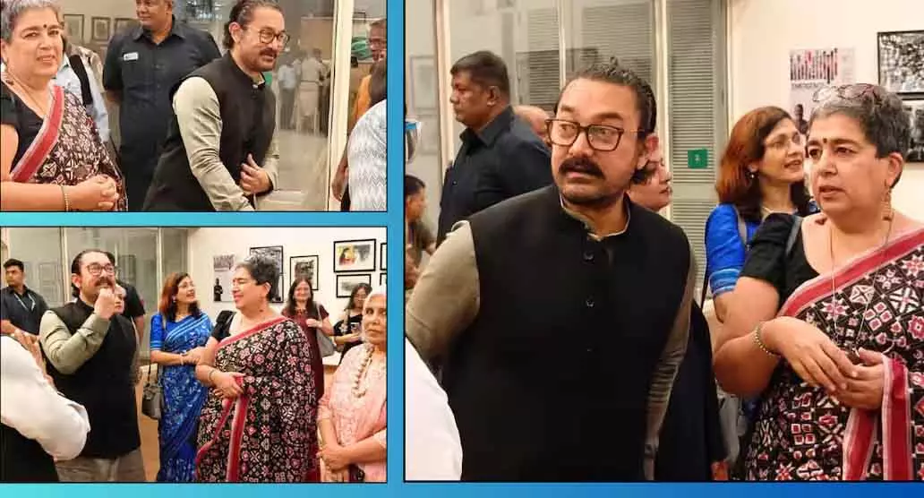 Aamir Khan ने दी सरप्राइज, रीना दत्ता की एग्ज़िबिशन में पहुंचकर कहा ‘थैंक्यू’ Aamir Khan ने दी सरप्राइज, रीना दत्ता की एग्ज़िबिशन में पहुंचकर कहा ‘थैंक्यू’