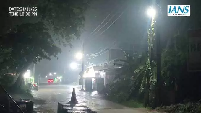 कन्नियाकुमारी में भारी बारिश, जनजीवन प्रभावित कन्नियाकुमारी में भारी बारिश, जनजीवन प्रभावित