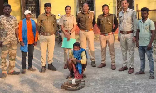 बिजली तार से शिकार का फंदा बिछाते एक व्यक्ति गिरफ्तार