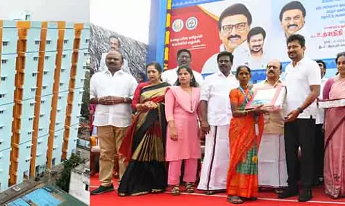 Chennai में 89.70 करोड़ रुपये के 584 अपार्टमेंट का उद्घाटन