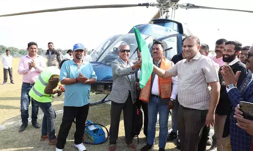 MP : आध्यात्मिक क्षेत्र में हेलीकॉप्टर सेवा की दूसरी यात्रा पूरी हुई