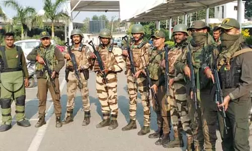 जम्मू एयरपोर्ट पर CISF की बहु-एजेंसी मॉक ड्रिल
