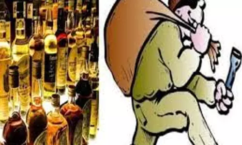 Palwal: नकाबपोशों ने ठेके से की बड़ी लूट, शराब और नकदी गायब