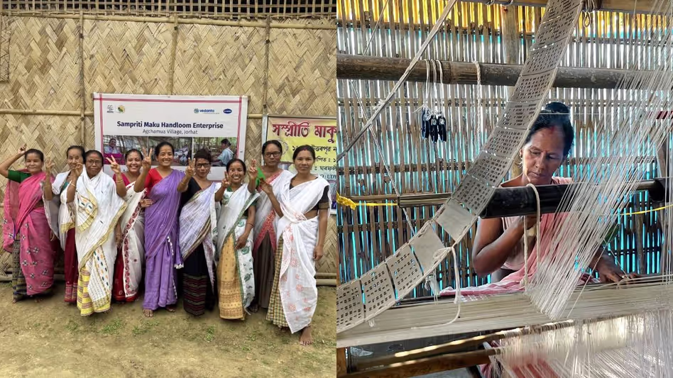 Assam : केयर्न के सहयोग से असम के बुनकरों ने नई उपलब्धियां हासिल कीं