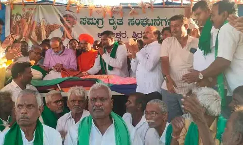 मक्का खरीद केंद्र खुला सरकार ने जवाब दिया; भूख हड़ताल खत्म मक्का खरीद केंद्र खुला सरकार ने जवाब दिया; भूख हड़ताल खत्म
