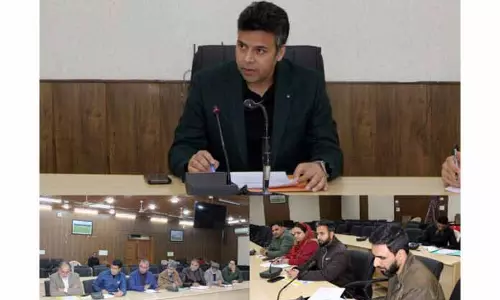 DC Budgam ने बिजली ट्रांसमिशन टावरों की स्थिति की समीक्षा की