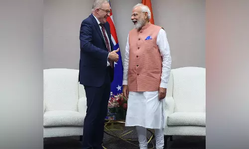 पीएम मोदी ने G20 के दौरान ऑस्ट्रेलियाई पीएम अल्बानी से मुलाकात कर रणनीतिक सहयोग मजबूत किया पीएम मोदी ने G20 के दौरान ऑस्ट्रेलियाई पीएम अल्बानी से मुलाकात कर रणनीतिक सहयोग मजबूत किया