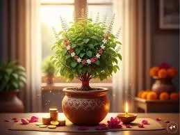 Tulsi Ke Upay : तुलसी में दीपक जलाते समय सिर्फ एक छोटा सा उपाय बदल देगा किस्मत Tulsi Ke Upay : तुलसी में दीपक जलाते समय सिर्फ एक छोटा सा उपाय बदल देगा किस्मत