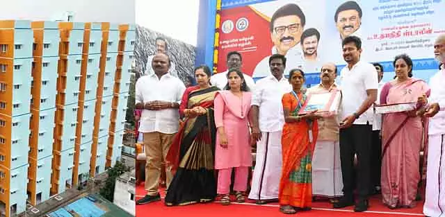 Chennai में 89.70 करोड़ रुपये के 584 अपार्टमेंट का उद्घाटन Chennai में 89.70 करोड़ रुपये के 584 अपार्टमेंट का उद्घाटन