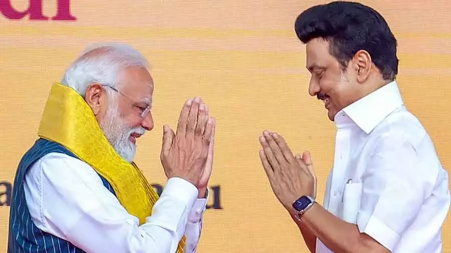 Tamil Nadu: सीएम ने कोयंबटूर, मदुरै मेट्रो प्रोजेक्ट्स के बारे में पीएम मोदी को लिखा पत्र Tamil Nadu: सीएम ने कोयंबटूर, मदुरै मेट्रो प्रोजेक्ट्स के बारे में पीएम मोदी को लिखा पत्र