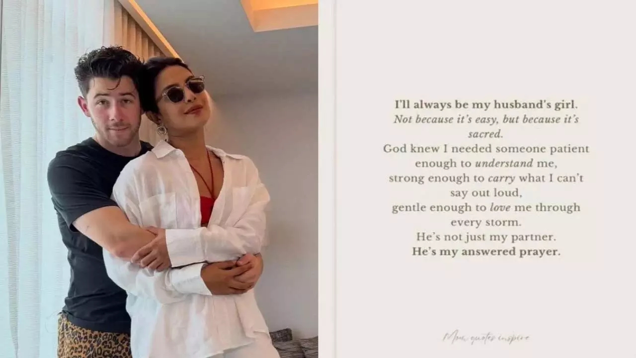 Priyanka Chopra ने पति निक जोनास को अपनी ‘प्रार्थना का जवाब’ बताया Priyanka Chopra ने पति निक जोनास को अपनी ‘प्रार्थना का जवाब’ बताया