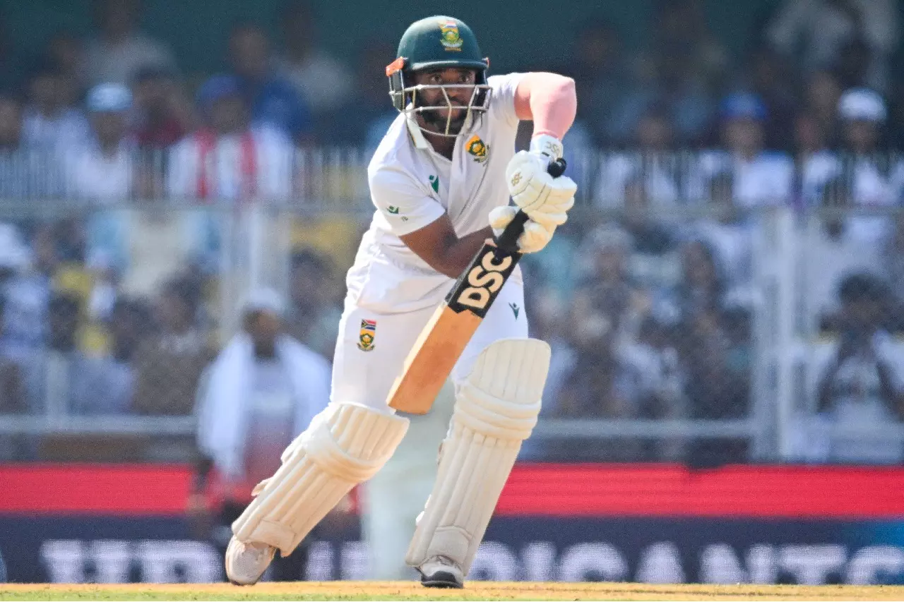 2nd Test: स्टब्स और बावुमा के बीच 74 रन की साझेदारी से साउथ अफ्रीका का स्कोर 156/2 2nd Test: स्टब्स और बावुमा के बीच 74 रन की साझेदारी से साउथ अफ्रीका का स्कोर 156/2