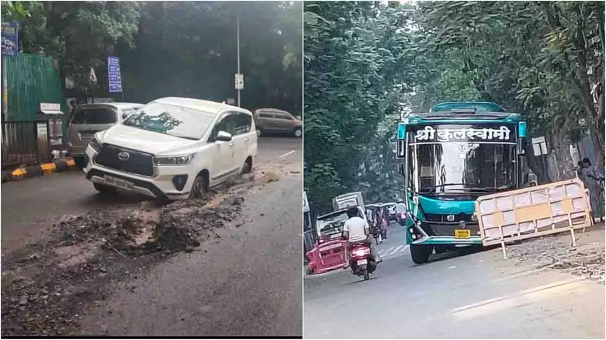 Koparkhairane: सेक्टर 14 में घटिया सीवरेज काम पर निवासियों की नाराज़गी Koparkhairane: सेक्टर 14 में घटिया सीवरेज काम पर निवासियों की नाराज़गी