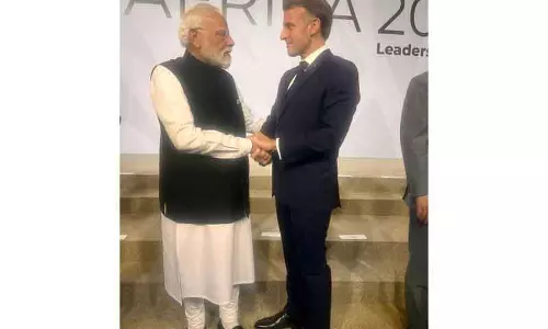 South Africa PM मोदी से मुलाकात के बाद मैक्रों ने कहा, दोस्ती अमर रहे
