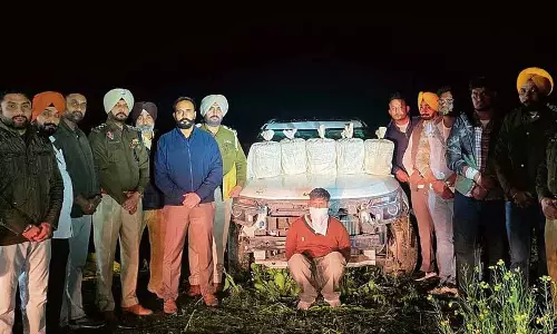 Punjab: ड्रग तस्कर 50 किलो हेरोइन के साथ पकड़ा गया