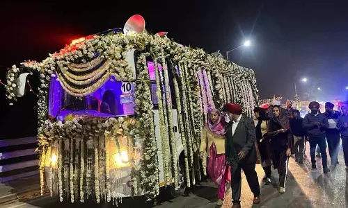 Kapurthala में नगर कीर्तन का फूलों और धुनों से स्वागत किया गया