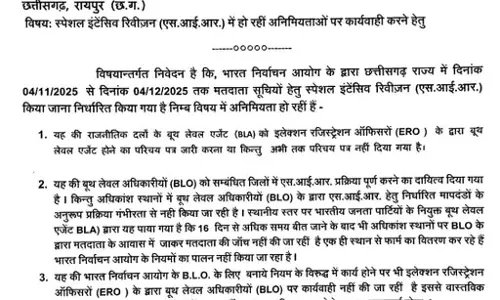 BLO के खिलाफ चुनाव आयोग में शिकायत, गंभीर आरोप लेकर पहुंची बीजेपी