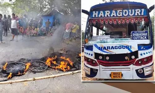 Jajpur में सुबह की सैर पर निकले चार लोगों को बस ने कुचला, हालत गंभीर