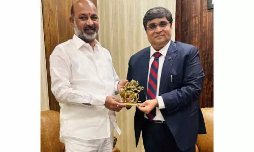 Rahul Sahay ने केंद्रीय राज्य मंत्री संजय कुमार से मुलाकात की