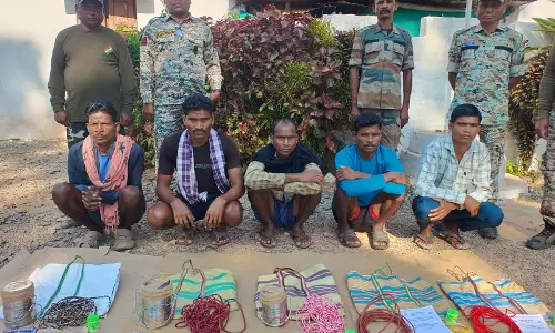 टिफिन बम के साथ बीजापुर में 5 माओवादी गिरफ्तार